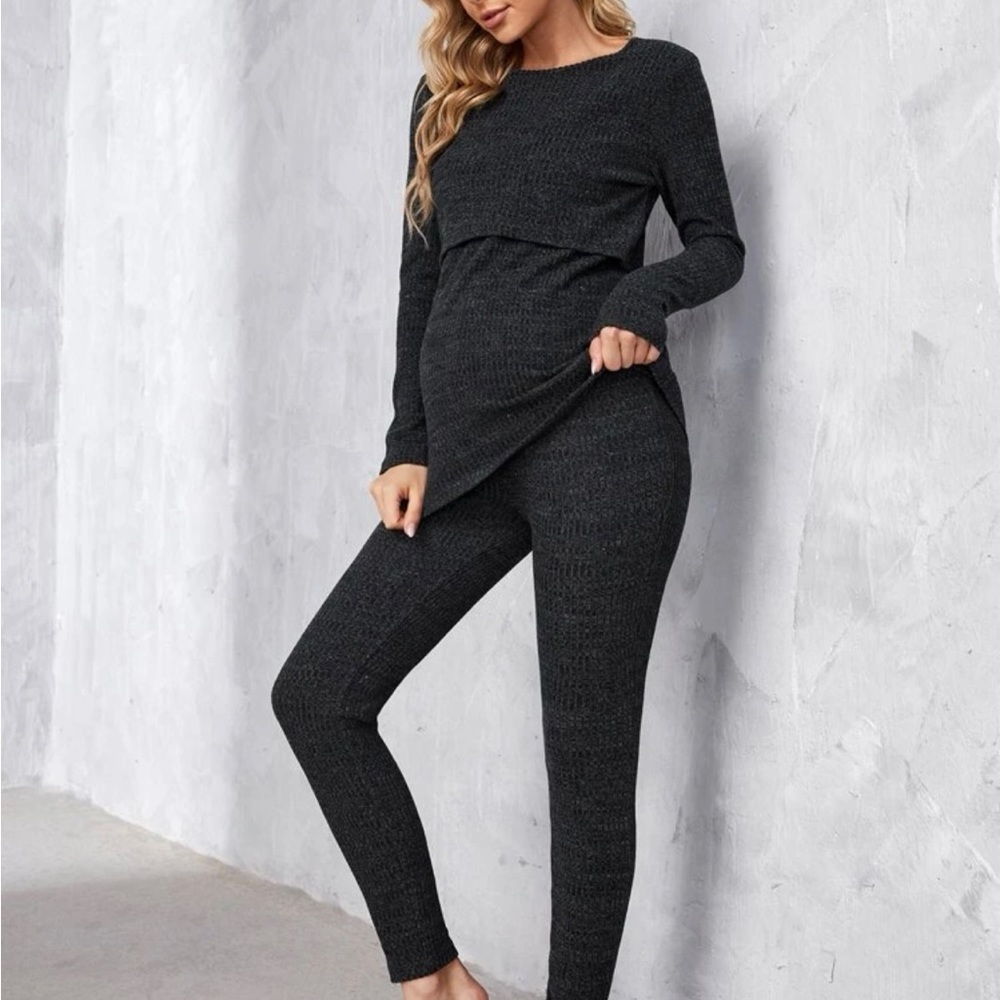 Shein maternity pj/ lounge set